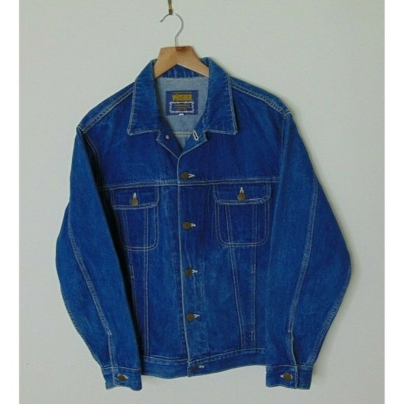 Vicerer Other - Vintage Vicerer S Denim Jean Trucker Jacket Blue